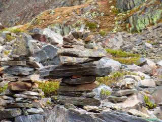 Cairn at the Blue Lake