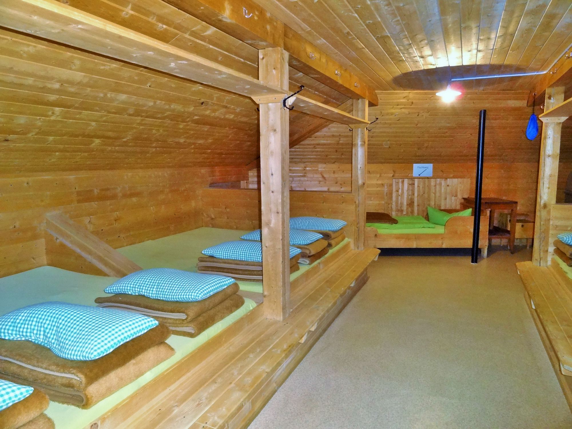 Matrazenlager der Sulzenahütte
