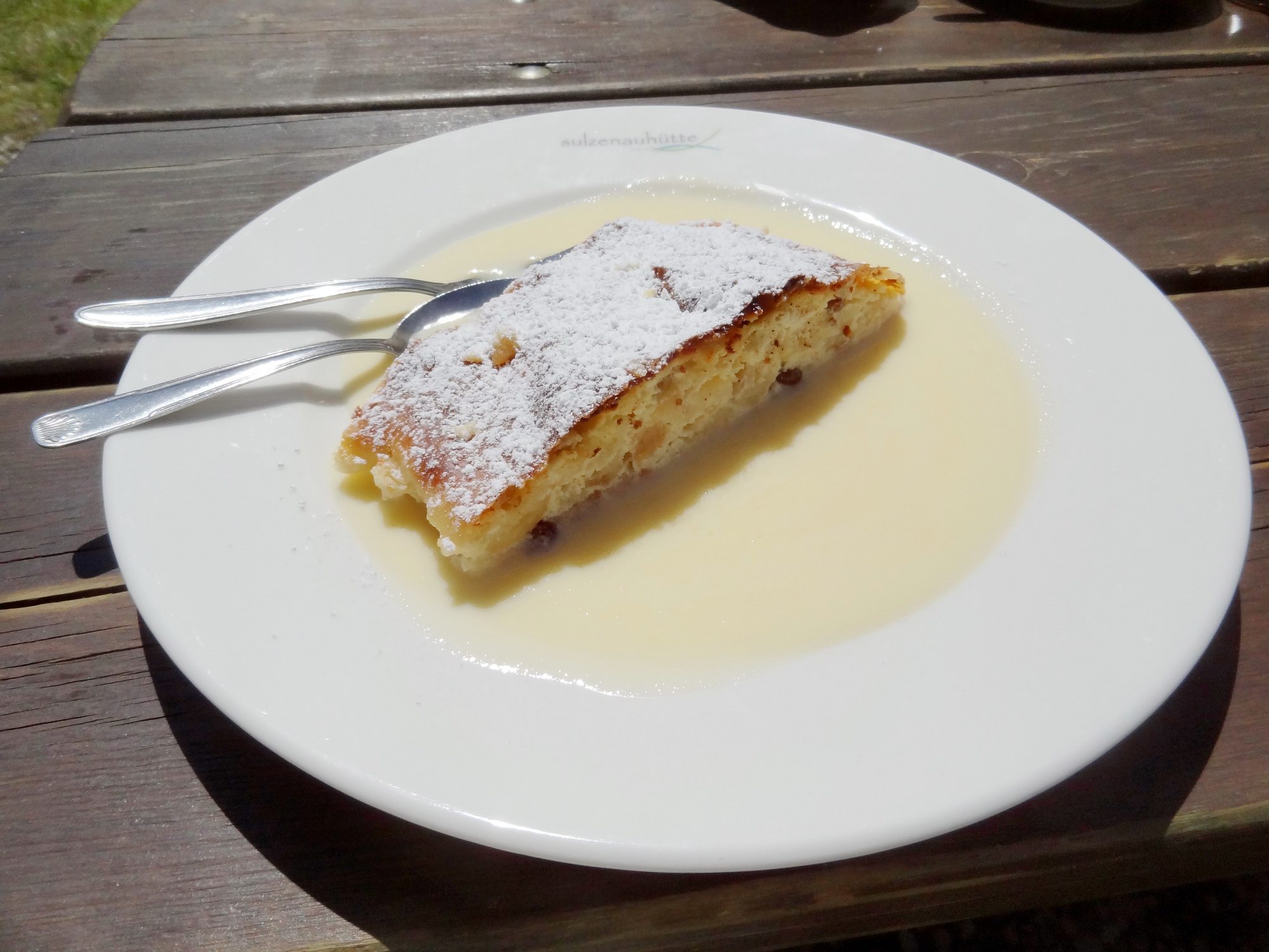 Topfenstrudel, Sulzenauhütte am Stubaier Höhenweg