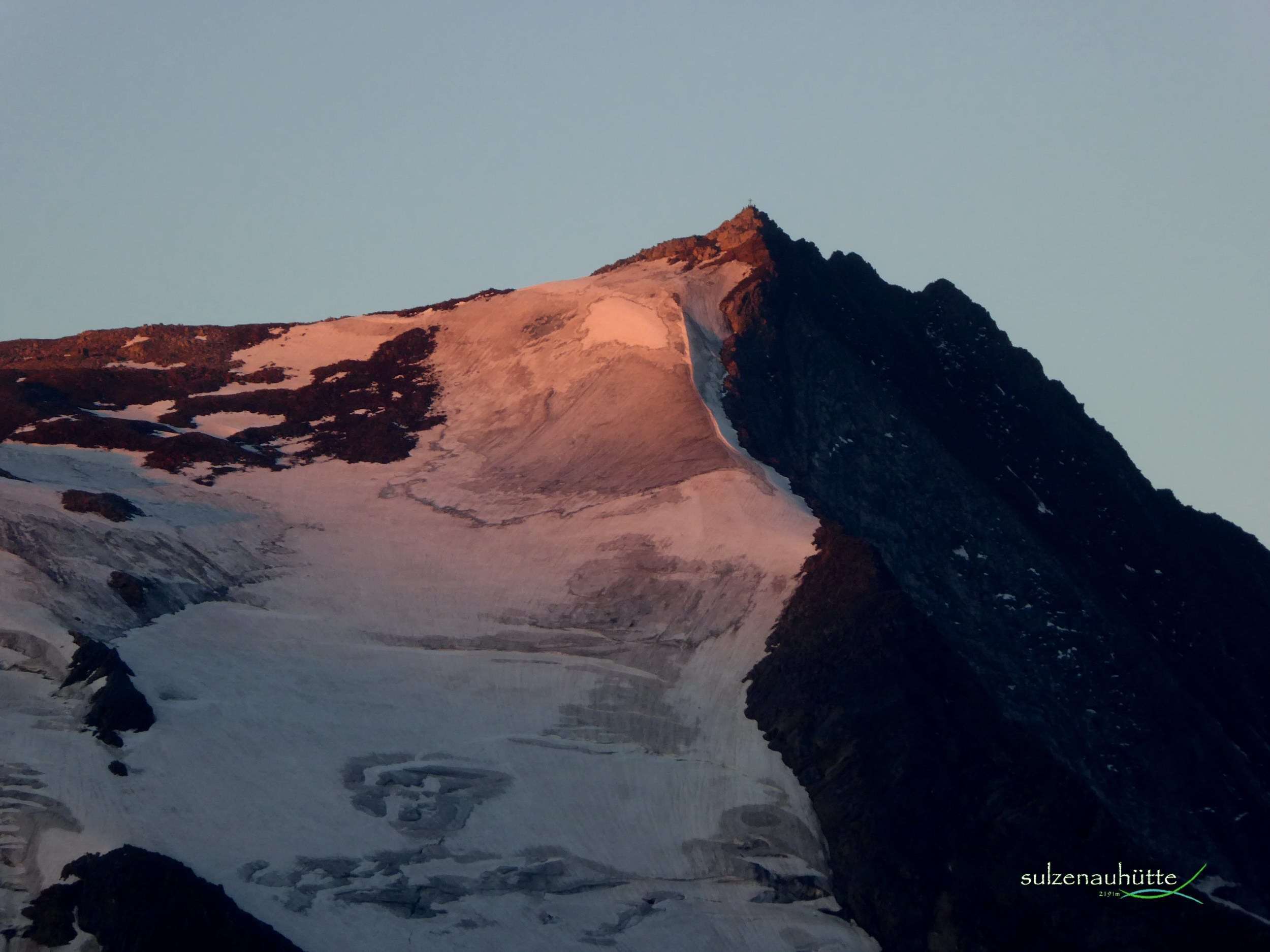 Wilder Freiger during sunrise